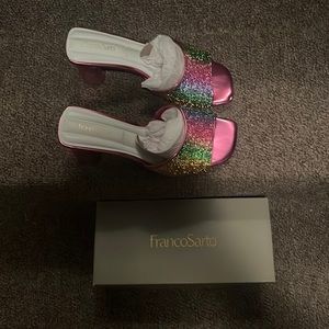 Franco Sarto rhinestone heels